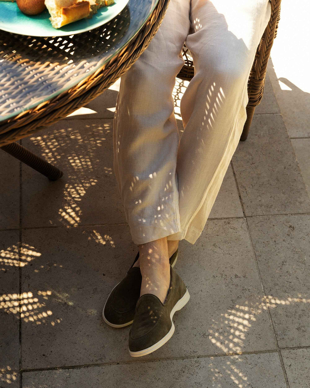 Brännö – Moss Green Suede