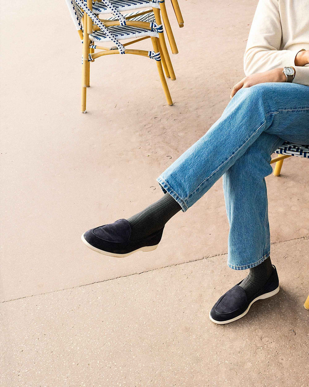 Brännö – Navy Suede