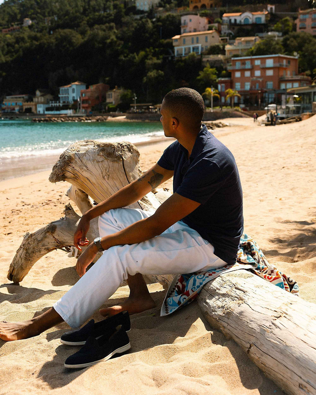 Brännö – Navy Suede